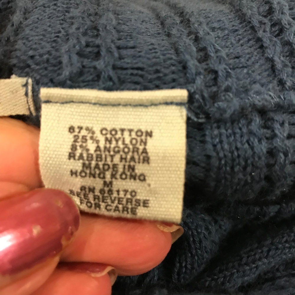 Anthropologie Guinevere Size M Blue Sweater Dress - Picture 7 of 8